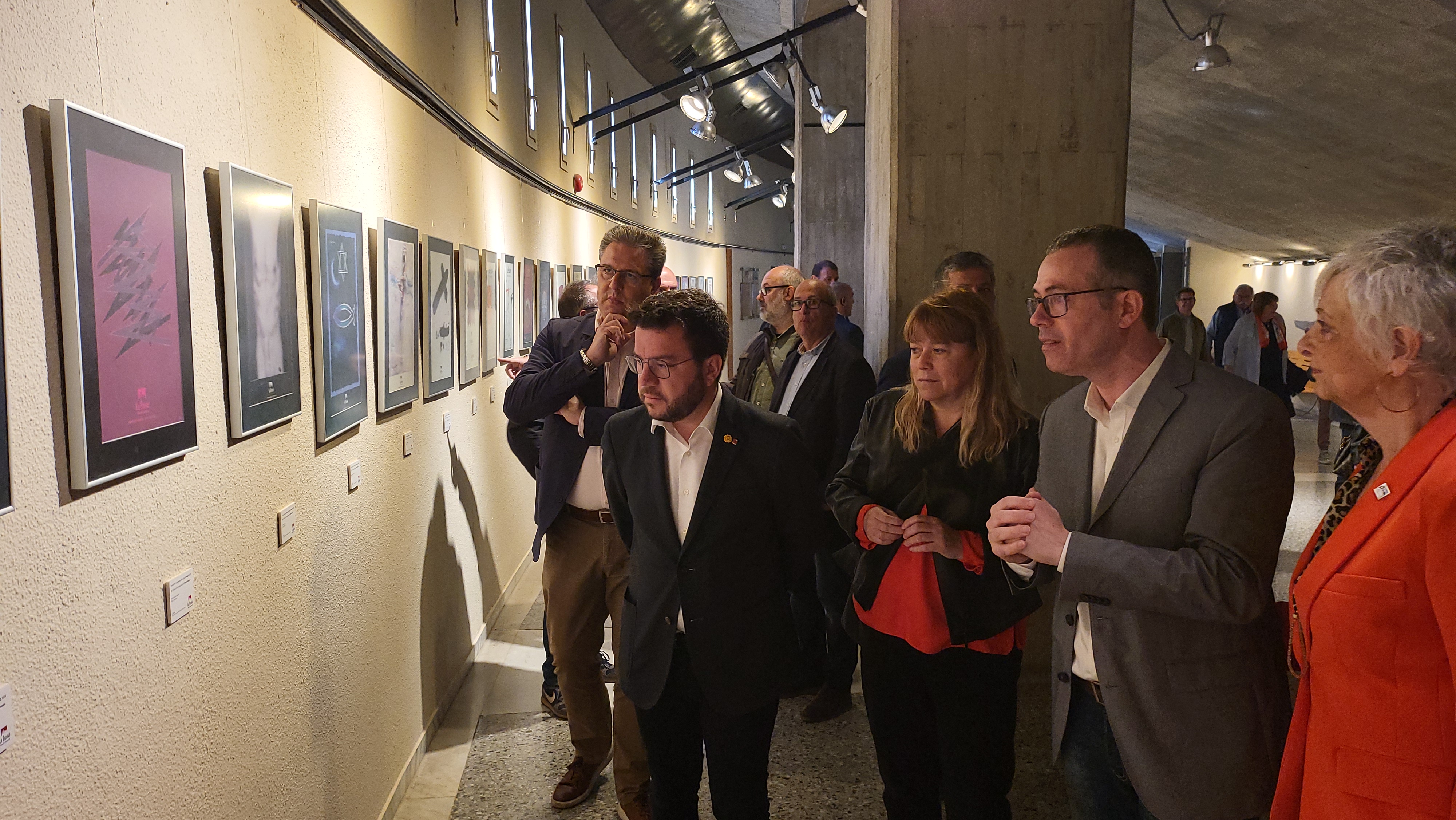 Visita del president de la Generalitat, Pere Aragonès, a Olesa. 16 abril 2023