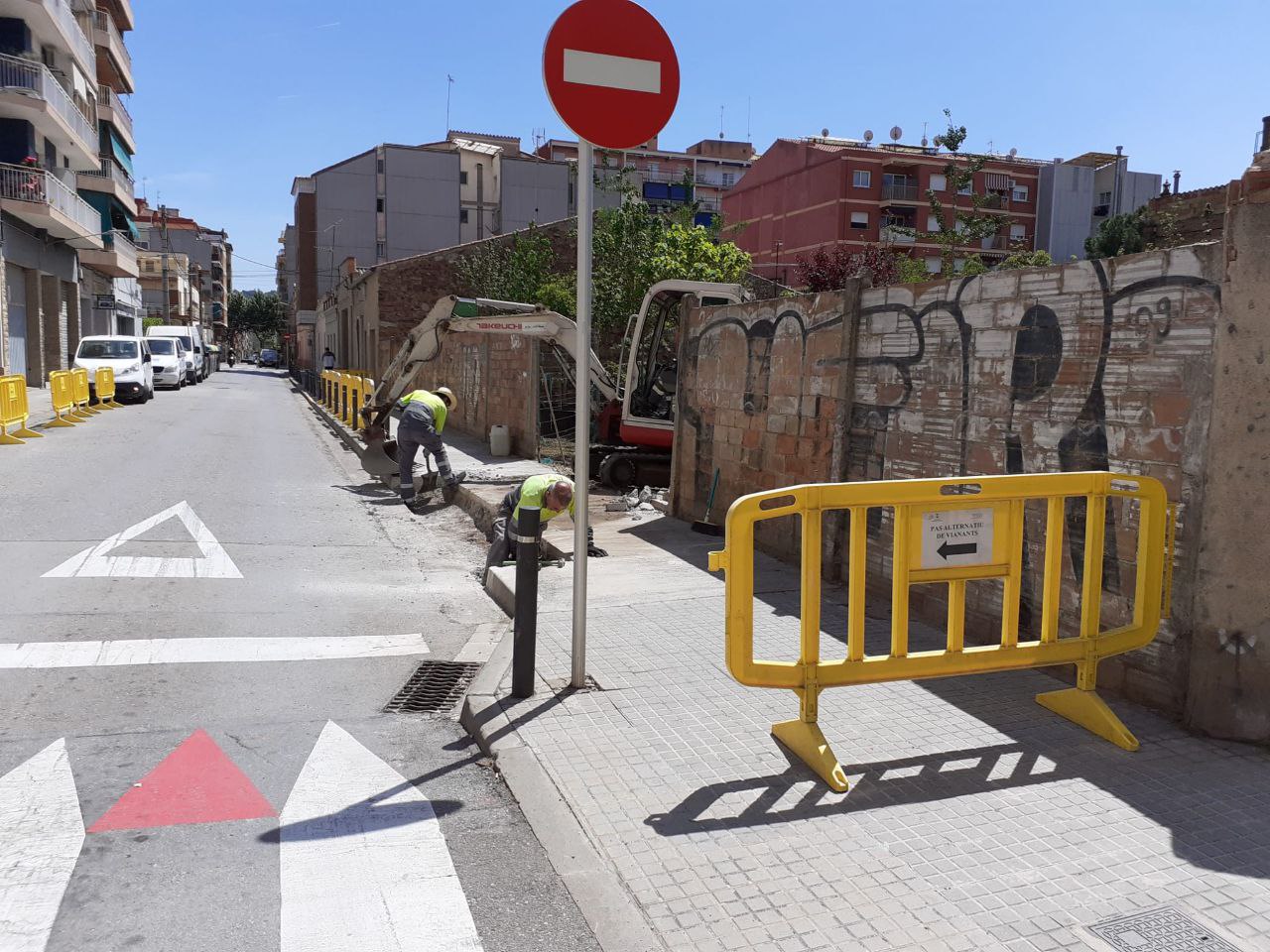 Adequació del nou solar de l'Eixample com a espai de lleure