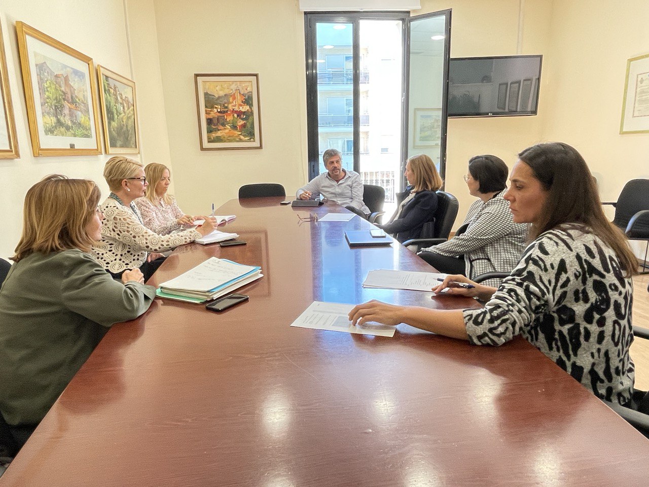 Reunió de Salut de l'Ajuntament d'Olesa, el CAP i Mútua de Terrassa