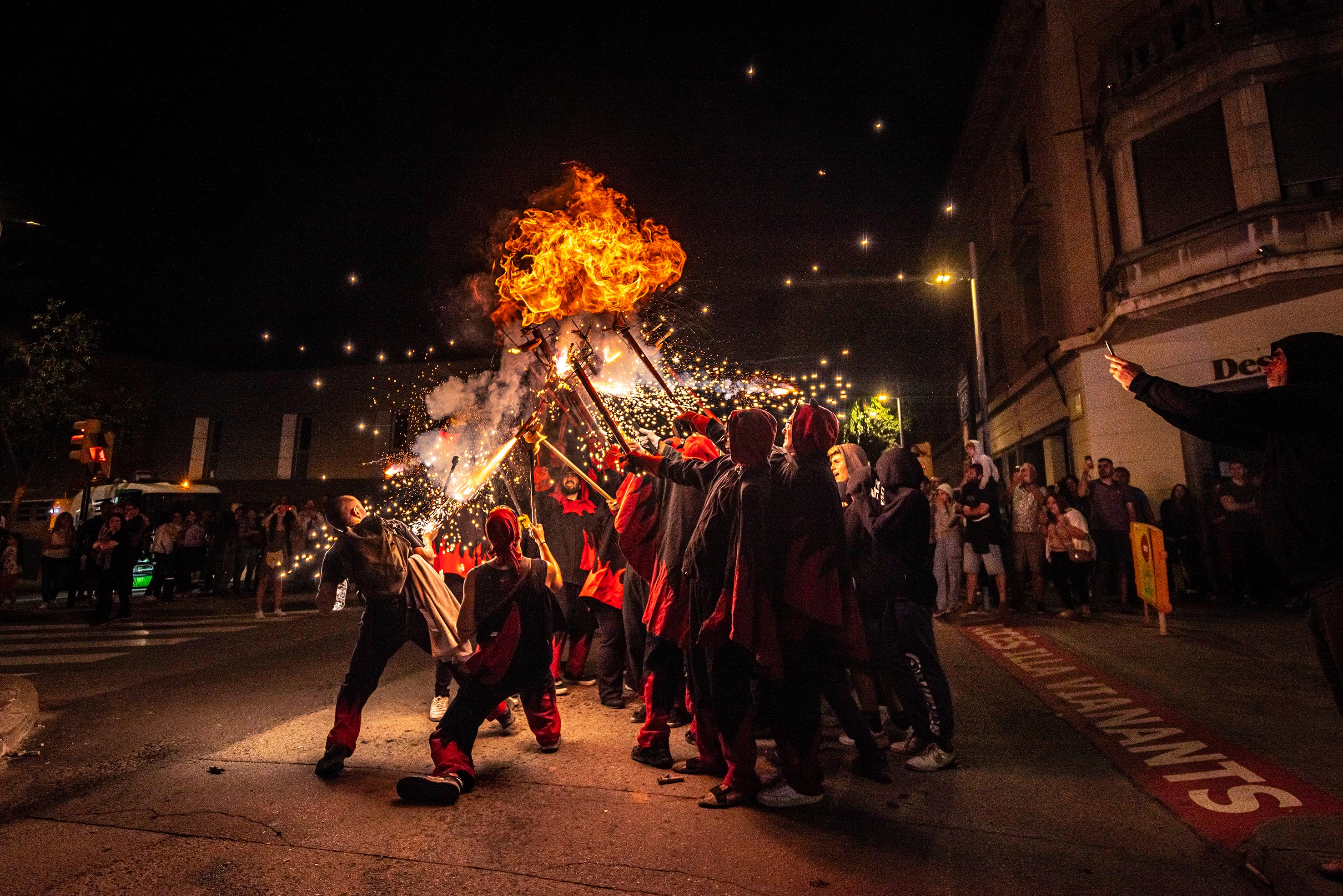 Festes de Santa Oliva 2023. Correfoc