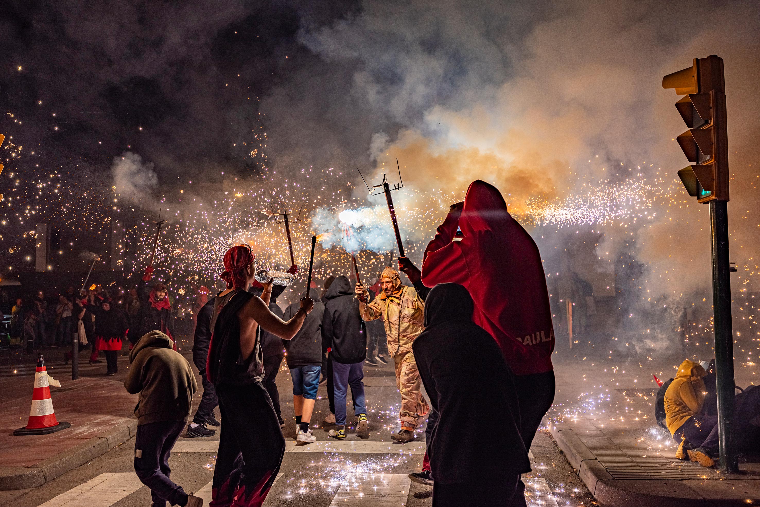 Festes de Santa Oliva 2023. Correfoc