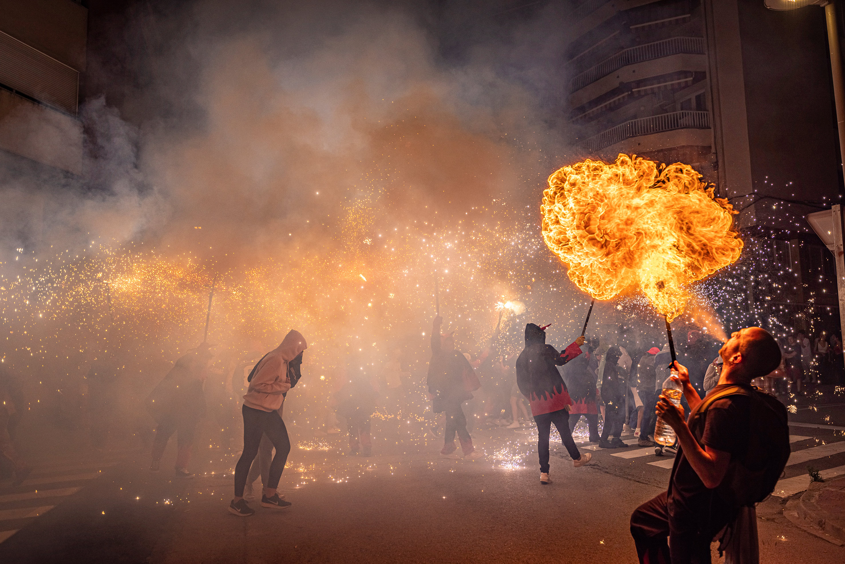 Festes de Santa Oliva 2023. Correfoc