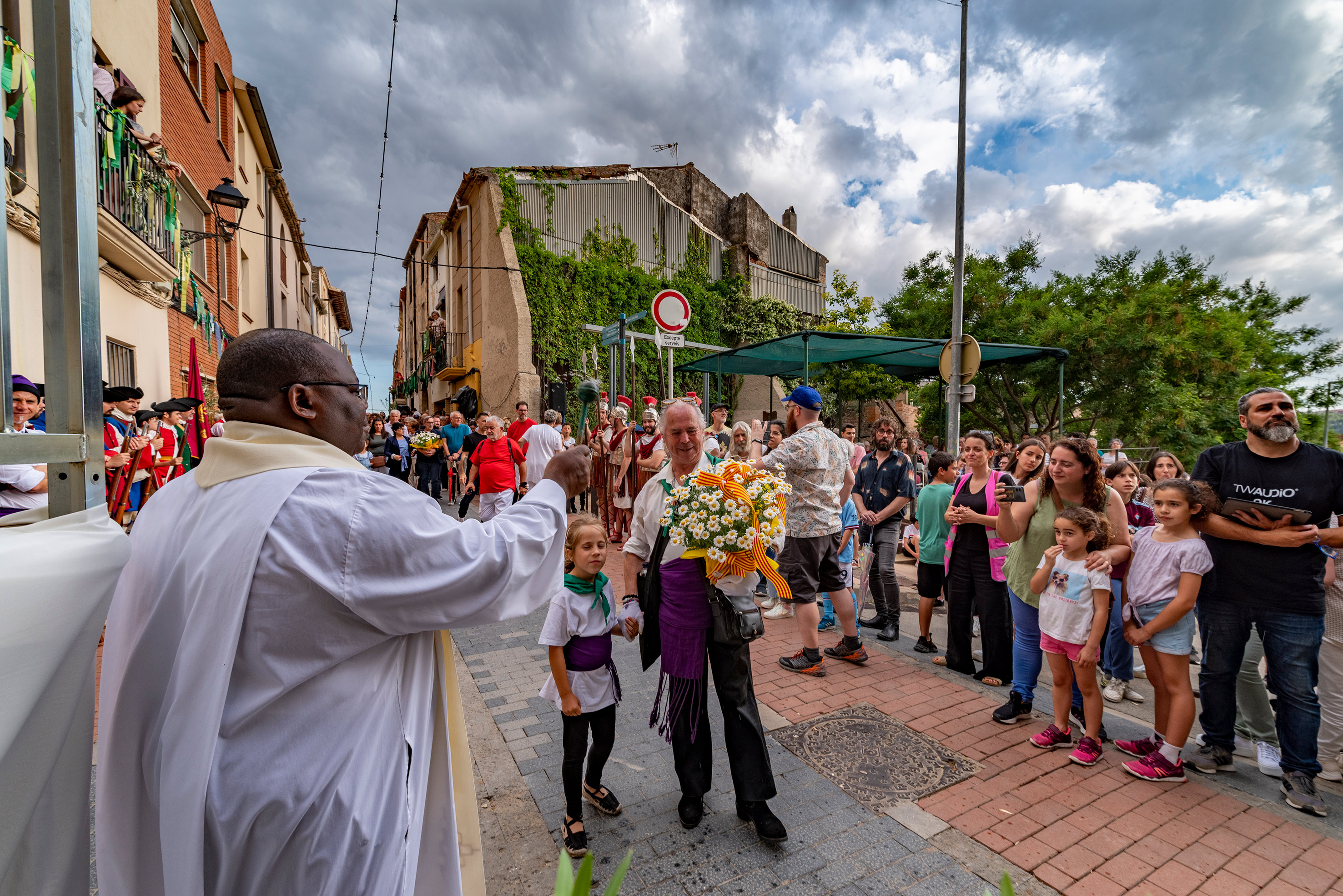 Festes de Santa Oliva 2023. Ofrena floral.