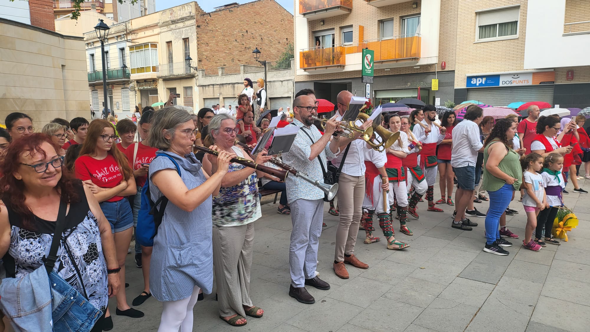 Festes de Santa Oliva 2023. Mostra de cultura popular a la plaça de Fèlix Figueras i Aragay.