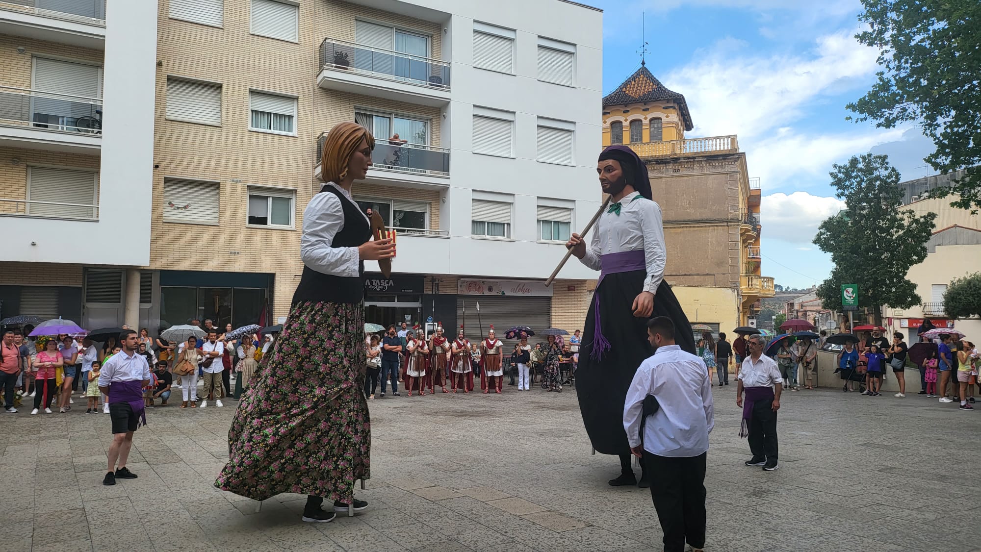 Festes de Santa Oliva 2023. Mostra de cultura popular a la plaça de Fèlix Figueras i Aragay.