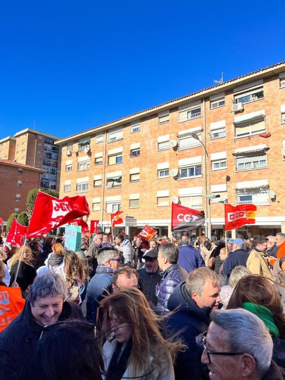 Concentració davant de l'Hospital de Martorell 