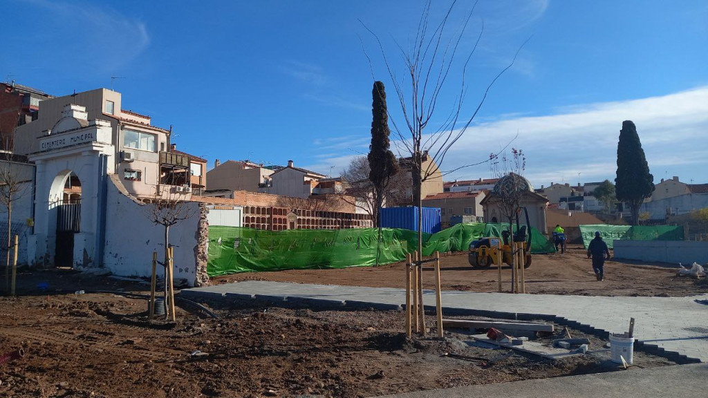 Obres al voltant del Cementiri Vell