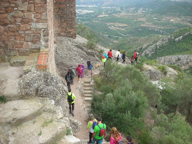 Participants a la sortida de les tres ermites.