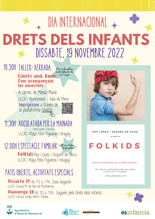 Cartell informatiu activitats per a famílies amb infants de 0-6 anys