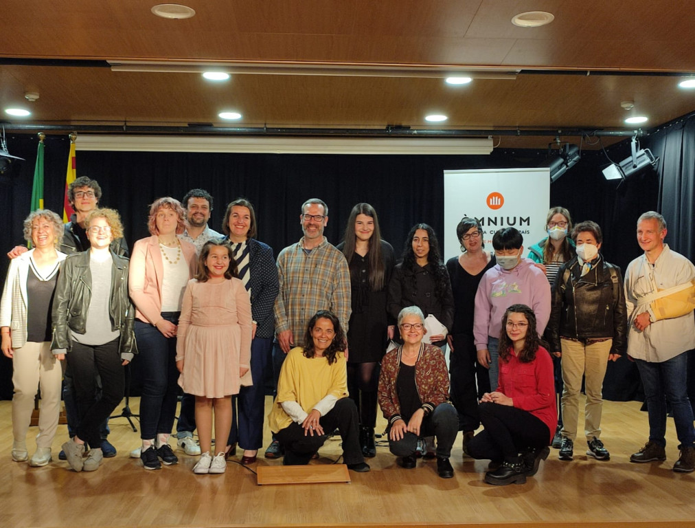 Acte d'Ómnium Cultural a l'Auditori de la Casa de Cultura