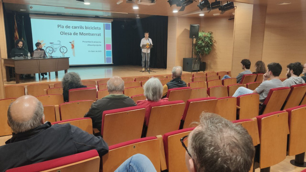 Acte de presentació de l'estudi de la xarxa de carrils bici