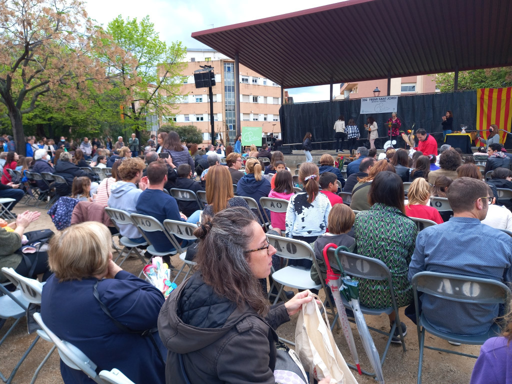 Lliurament al Parc del 30e premi Sant Jordi Infantil i Juvenil