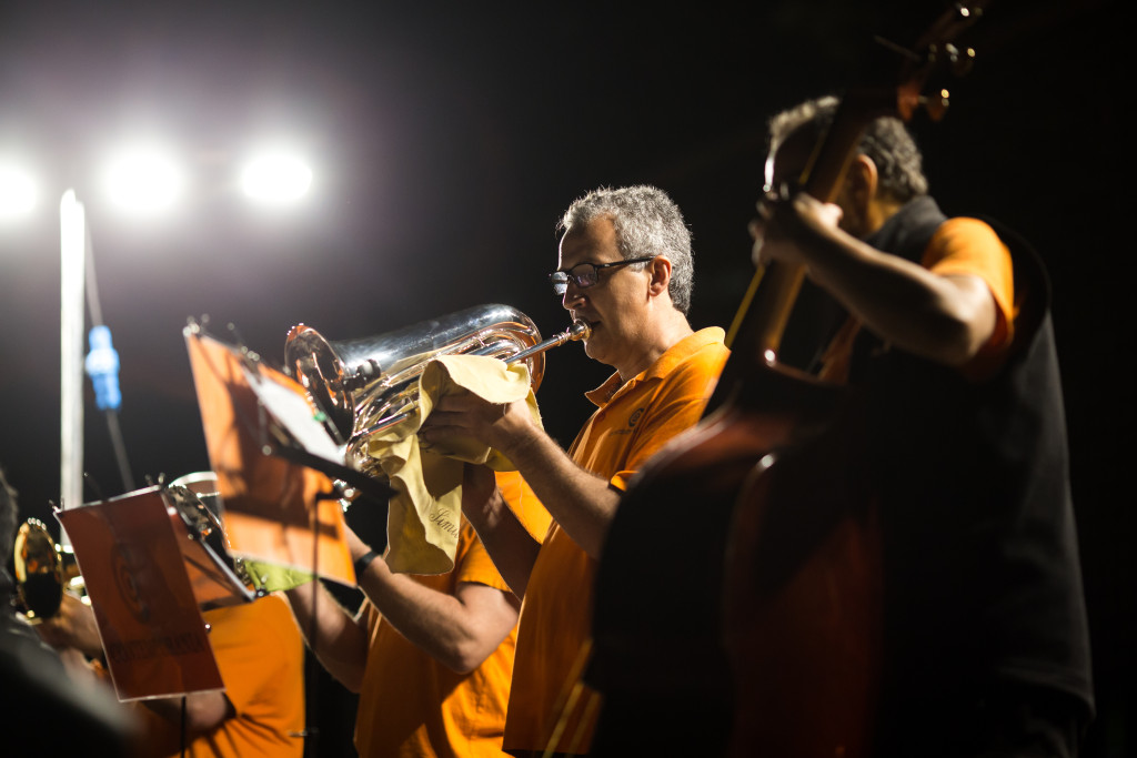 Musics de la Cobla contemporània tocant