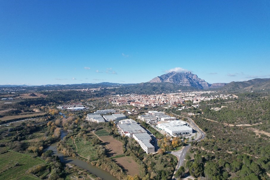 Vista aèria Olesa Industrial