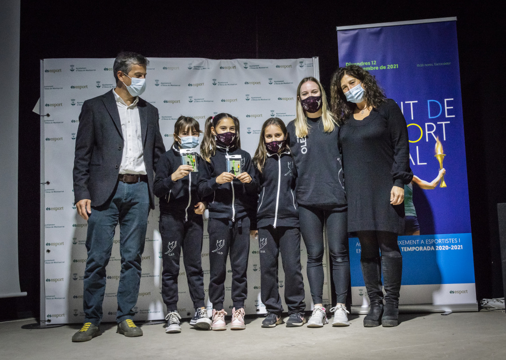 LLiurament de premis a la 4a Nit de l'Esport Local.