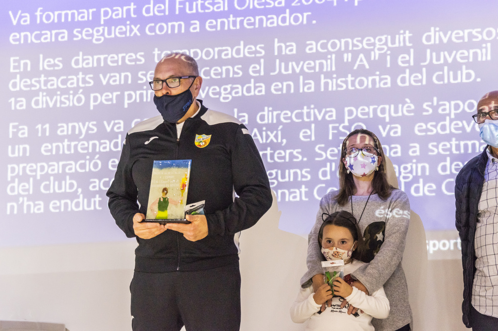 LLiurament de premis a la 4a Nit de l'Esport Local.