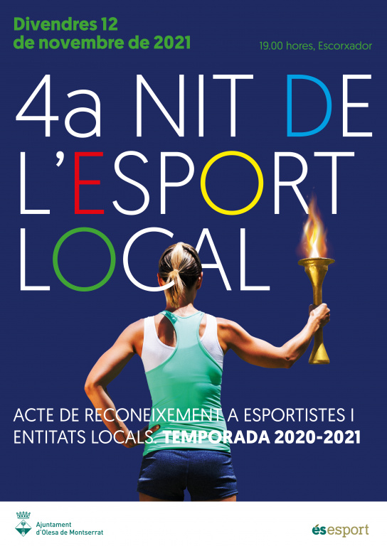 Cartell de la 4ª nit de l'esport local