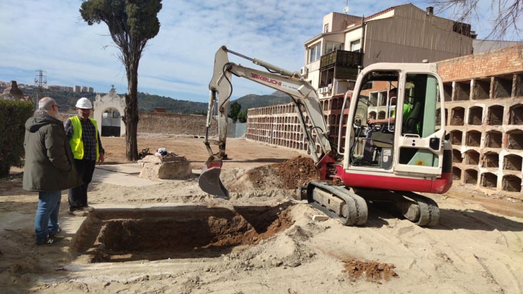 Obres de localització de fossa comuna