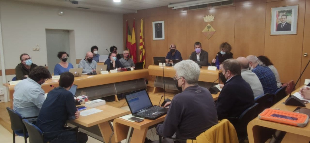 Assistents al Ple municipal del 28 d'octubre de 2021