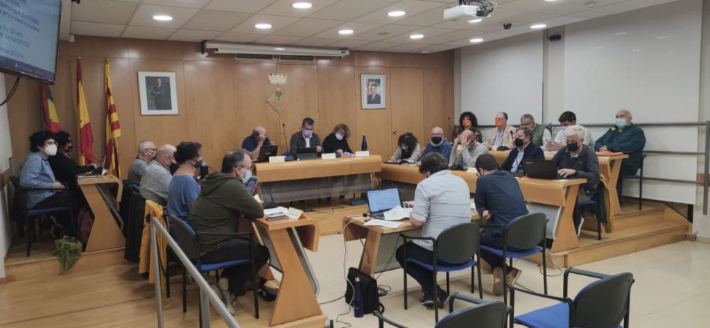 Assistents al Ple municipal del 28 d'octubre de 2021