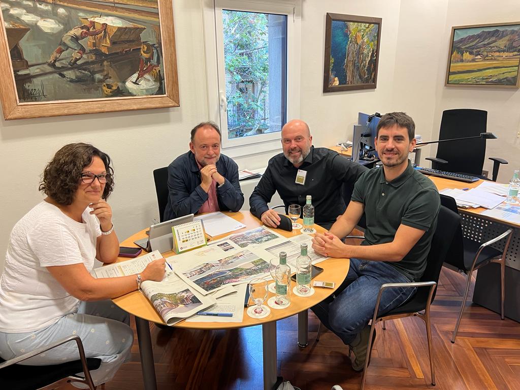 Reunió amb Diputació de Barcelona pel finançament de les obres d'ampliació de la biblioteca