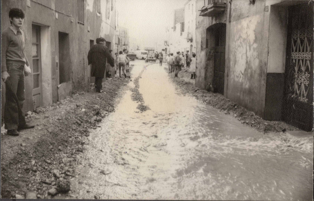 Efectes al carrer dels aiguats de 1971