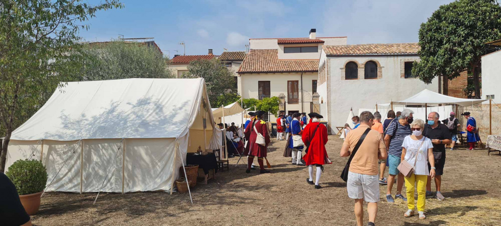 Campament Militar al Pati de Cal Puigjaner