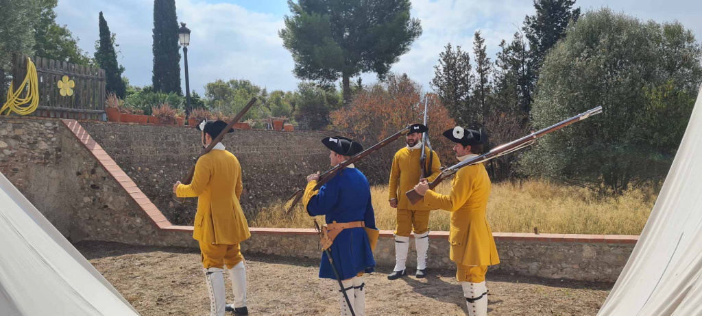 Campament Militar al Pati de Cal Puigjaner