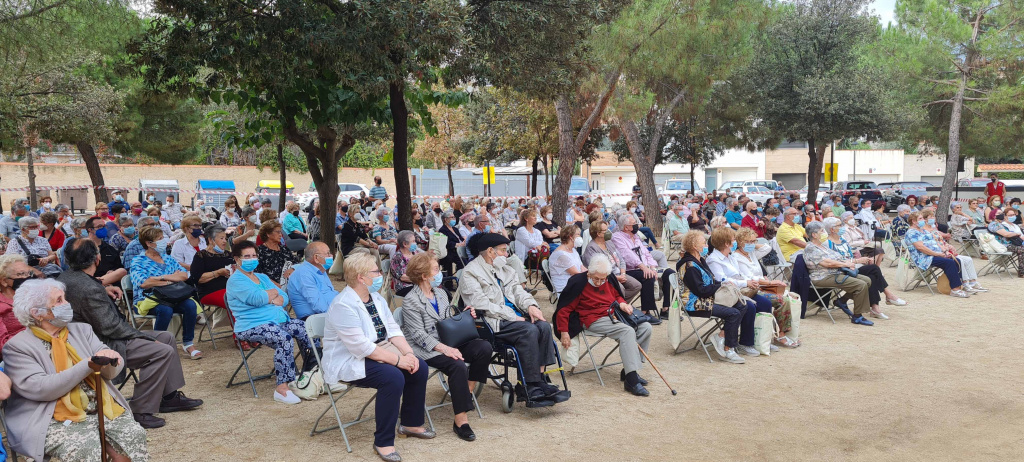 Unes 300 persones assegudes per celebrar el Dia Internacional de la Gent Gran