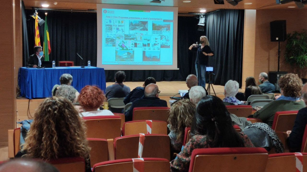 Presentació a l'auditori del projecte de la nova biblioteca