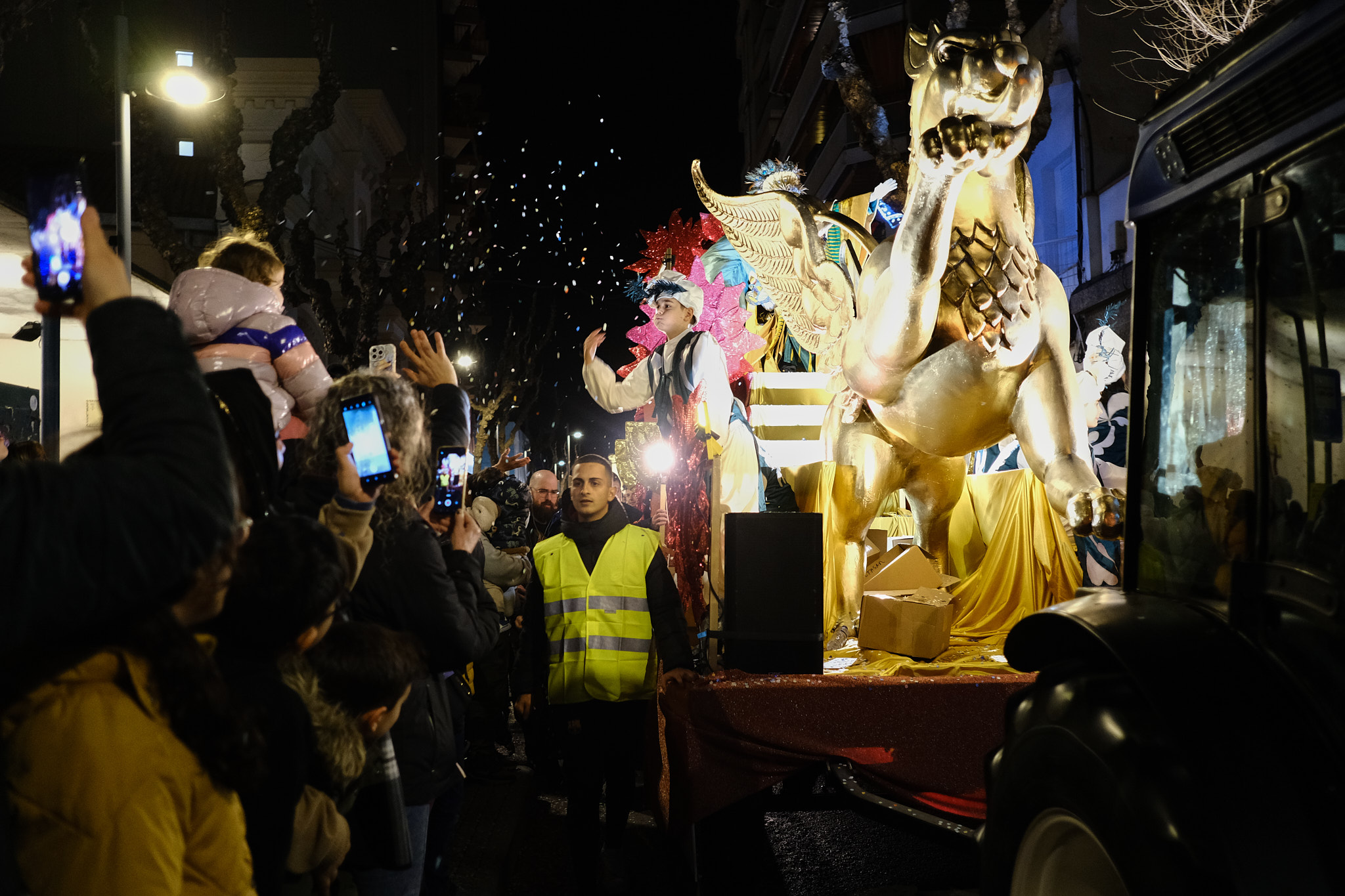 Fotografia de la Cavalcada de Ses Majestats els Reis d'Orient a Olesa el 2024