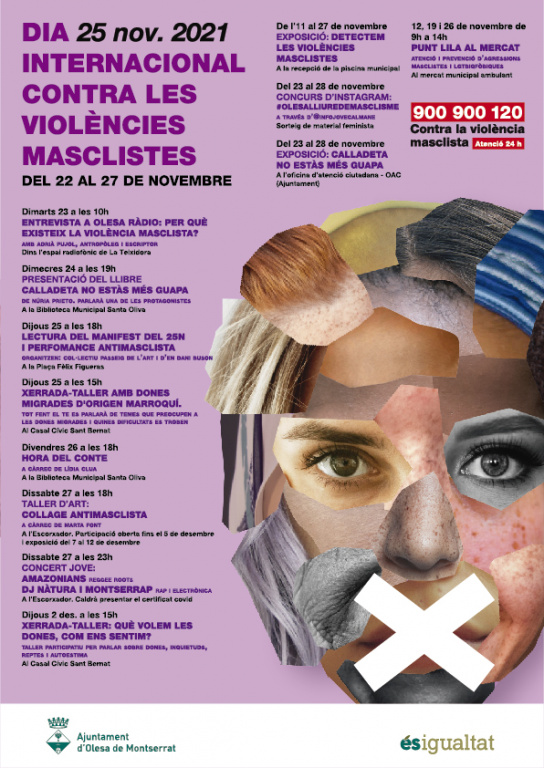 25 N 2021 Internacional Contra les Violències Masclistes