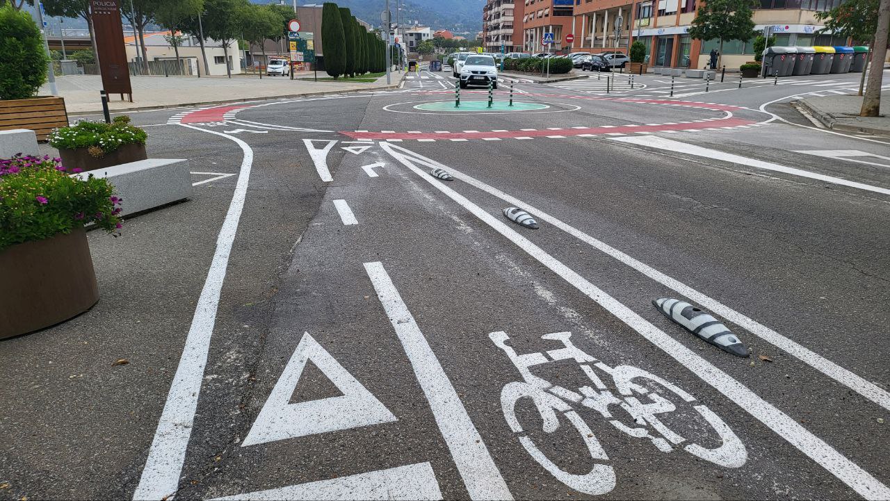 Xarxa carril bici d'Olesa