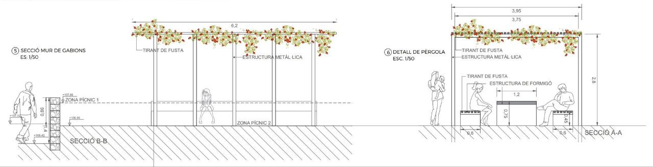 Imatge del projecte de millora de l'espai de l'antiga escola Sant Bernat